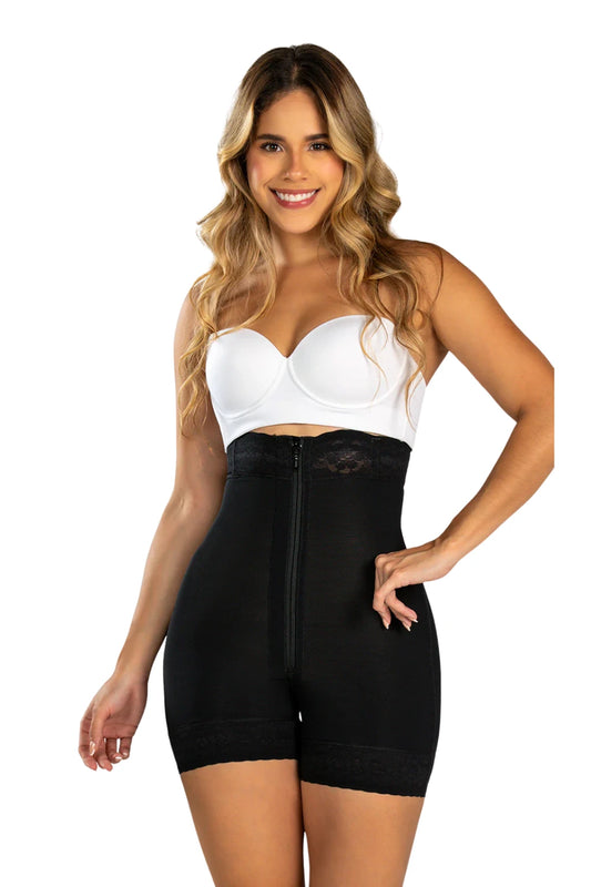 Short Diosa | Cremallera + Compresión Abdominal + Realza tu figura